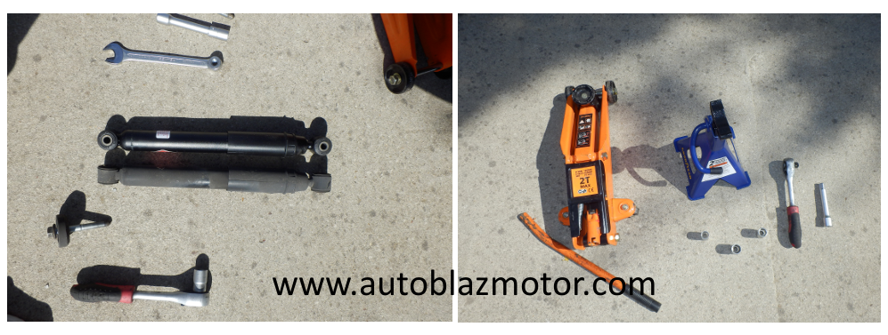 Herramientas necesarias para cambiar amortiguadores traseros del coche